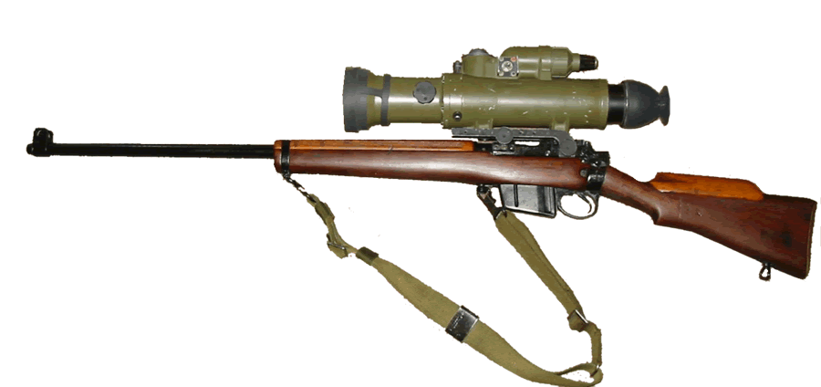 1945 BRITISH ENFIELD No. 4 MKI .303 SNIPER RIFLE