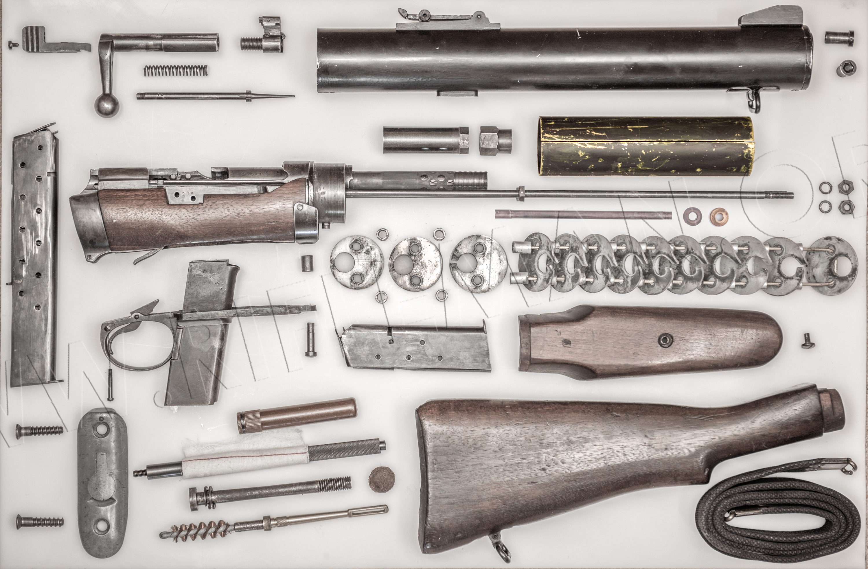 Mauser K98-12.5" Cleaning Rod with 3 Stripper Clips 